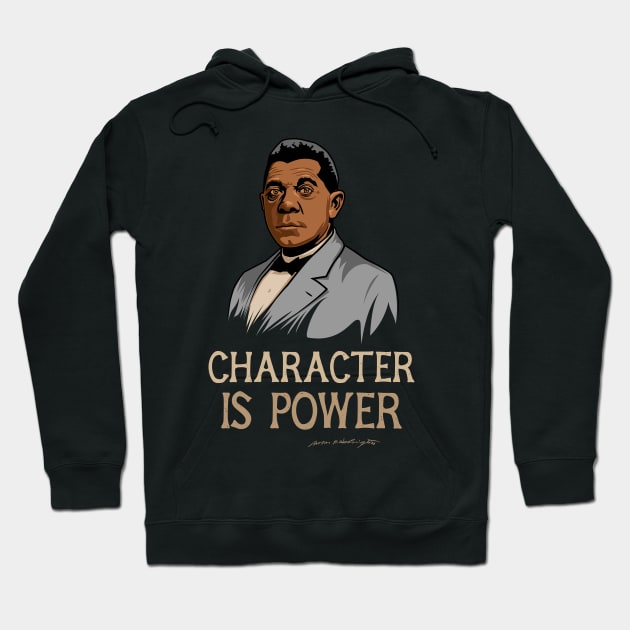 Booker T Washington Quote Gift for Black History Month Hoodie by HistoryMakers